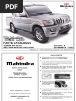 Mahindra Pik-Up (SC DC) LHD Abs Non-Abs Mhawk Eiv 2wd 4wd - Version 1 Sep 2011