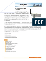 Datasheet AIRNET 54Mb 802.11g Indoor High Power Access Point