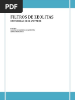 Filtros de Zeolitas