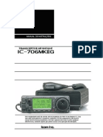 Manual Do Rádio ICOM IC-706MKIIG em Português Do Brasil