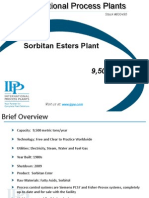 Sorbitan Esters Plant