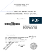 A Eletrodinâmica Estocástica e Os Aspectos Clássicos Da Teoria Quântica - Kaled Dechoum