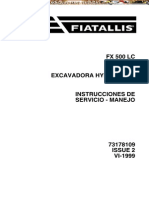 Manual Mecanica Operacion Excavadora Fx500lc Fiatallis