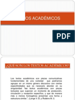 Textos Académicos