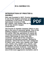 Analysis of Procter & Gamble