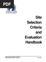 Site Selection Criteria Guide For Museums