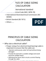 Cable Sizing Calculation