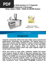 Determination of 17 Organotin Compounds by GCQQQ