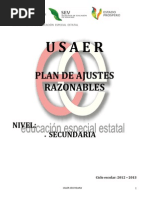 Formato Plan de Ajustes Razonables