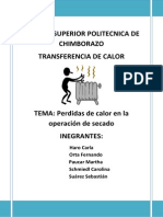 Informe #3 Transferencia de Calor