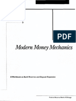 Modern Money Mechanics Meccaniche Monetarie Moderne