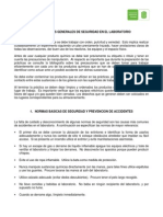 Lectura 1 - Normas de Seguridad y Metodologia de Trabajo en Un Laboratorio