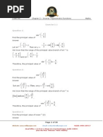 Chapter 2 Inverse Trigonometric Functions