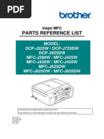 Parts Reference List