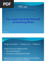 High Voltage Engineering : Gas, Liquid and Solid Materials As Insulating Media