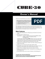 Owner's Manual: Main Features