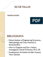 Analisis de Fallas Generalidades