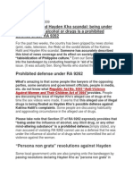 Katrina Halili and Hayden Kho Scandal - Being Under The Influence of Alcohol or Drugs Is A Prohibited Defense Under RA 9262