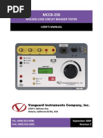 MCCB-250 User's Manual