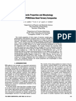 Tensile Properties and Morphology PP/EPDM/Glass Bead Ternary Composites