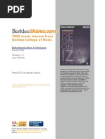 Berklee Jazz Reharm