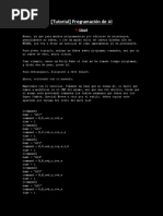 Tutorial de Programacion de Ia by Ehnyd