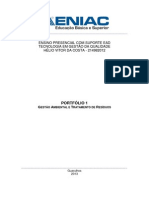 Portfolio 1 Gestão Ambiental e Tratamento de Resíduos