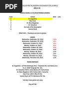 SAA 2013 Football Schedule