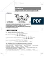 Les Possessifs: I. Inter 1 I. Le Déterminant Possessif Et Le Pronom Possessif