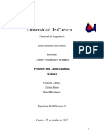 Informe: Conteo Volumétrico de Tráfico