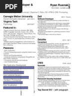 Rusnak Resume