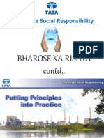 Corporate Social Responsibility: Bharose Ka Rishta Contd.