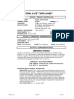 Material Safety Data Sheet: Emergency Overview