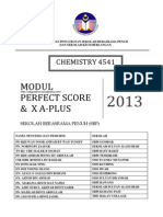 Modul Perfect Score SBP Chemistry SPM 2013