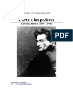 Artaud Carta Poderes