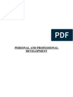 PERSONAL and Professional Development