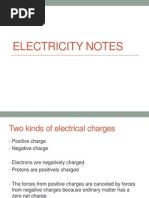 Electricity Notes