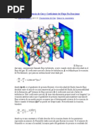 Factor de Turbulencia de Gas y Coeficiente de Flujo No Darciano