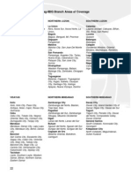 Pag-IBIG Branch Areas of Coverage