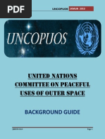 Background Guide UNCOPUOS JKMUN 2013