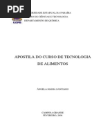 Curso de Tecnologia de Alimentos