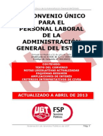 III Convenio Unico Personal Laboral AGE