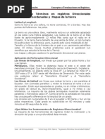 CAPITULO # 2 Conceptos y Términos en Registros Direccionales Generando Coordenadas y