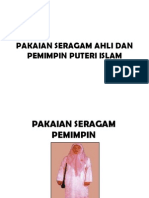 Pakaian Seragam Ahli Dan Pemimpin Puteri Islam