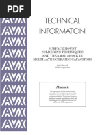 Avx - SMD Soldering Techniques & Thermal Shock in MLCC