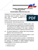 SFRA Test of Transformer