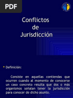 Conflictos de Jurisdiccion + Tribuanles