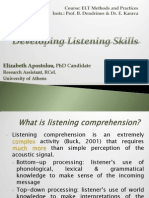 Developing Listening Skills