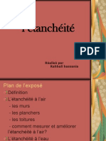 L'étanchéité