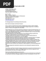 LYNN E. SZYMONIAK - Trust Assignment Fraud Letter To SEC - 2